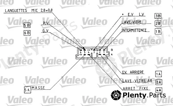 Valeo 251287 — Steering Column Switch