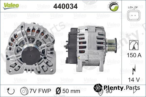 Valeo 440034 — Alternator VALEO RE-GEN REMANUFACTURED