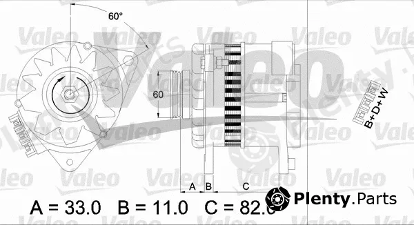 Valeo 437378 — Alternator VALEO RE-GEN REMANUFACTURED