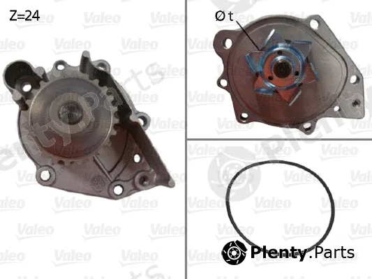 Valeo 506696 — Water Pump, engine cooling