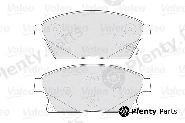 Valeo 301070 — Brake Pad Set, disc brake FIRST