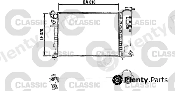 Valeo 230630 — Radiator, engine cooling VALEO CLASSIC
