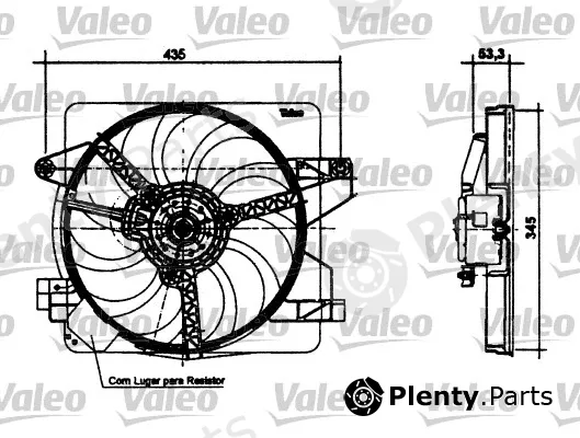 Valeo 698494 — Fan, engine cooling
