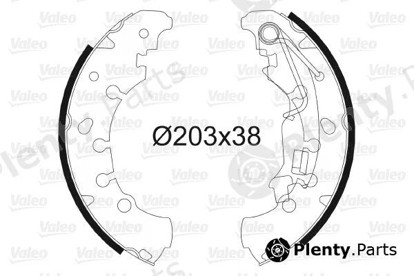 Valeo 564076 — Brake Shoe Set
