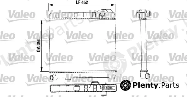 Valeo 883684 — Radiator, engine cooling