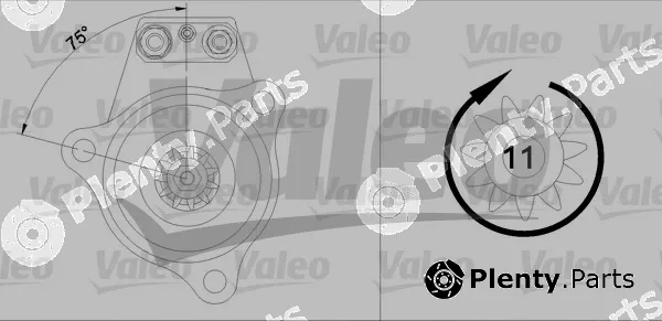 Valeo 455524 — Starter VALEO RE-GEN REMANUFACTURED