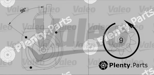 Valeo 436057 — Starter VALEO RE-GEN REMANUFACTURED