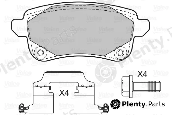 Valeo 601484 — Brake Pad Set, disc brake