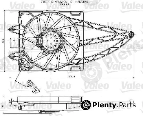 Valeo 698789 — Fan, engine cooling