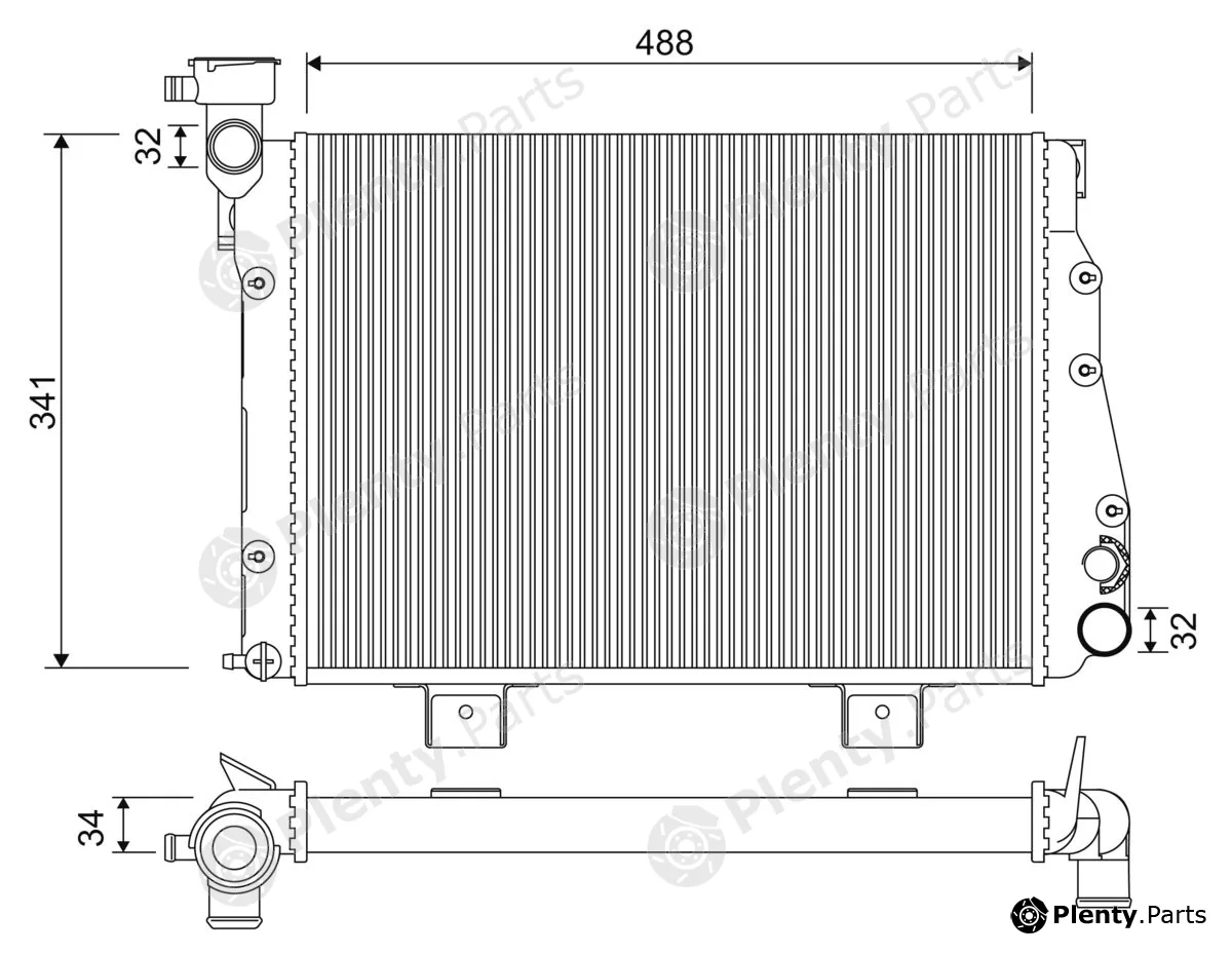 Valeo 701335 — Radiator, engine cooling