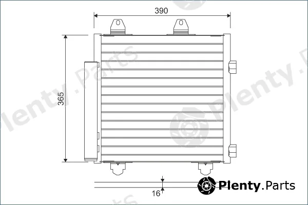 Valeo 822577 — Condenser, air conditioning