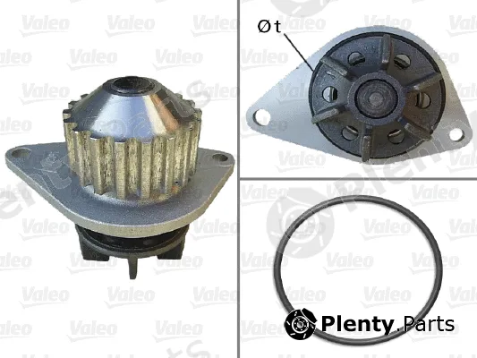 Valeo 506704 — Water Pump, engine cooling