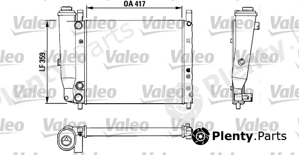 Valeo 883806 — Radiator, engine cooling