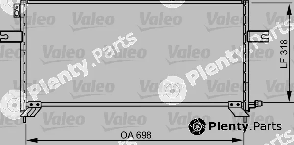 Valeo 814304 — Condenser, air conditioning