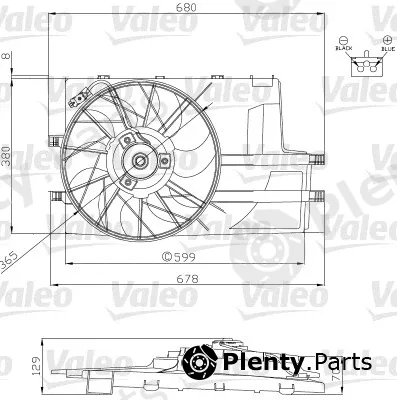 Valeo 696129 — Fan, engine cooling