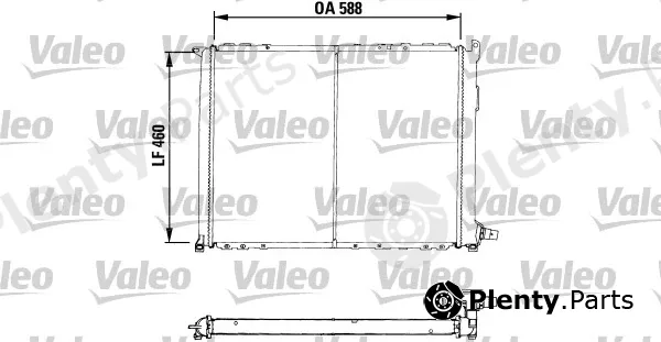 Valeo 730549 — Radiator, engine cooling