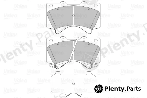 Valeo 601339 — Brake Pad Set, disc brake