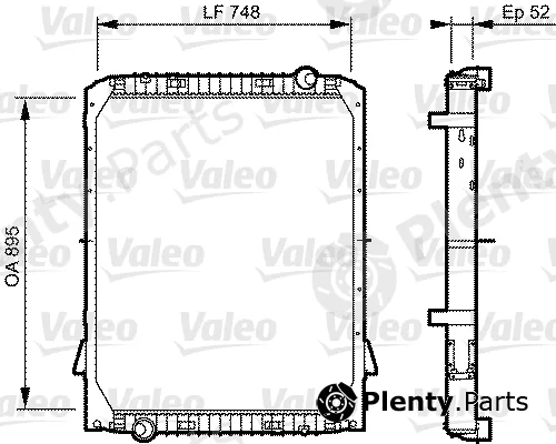 Valeo 733482 — Radiator, engine cooling NEW ORIGINAL PART