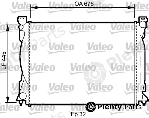 Valeo 735031 — Radiator, engine cooling