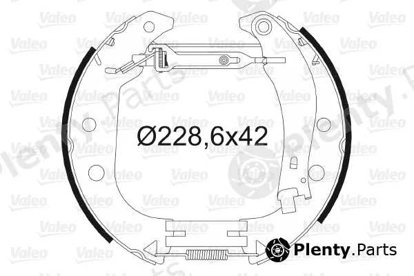 Valeo 554891 — Brake Shoe Set