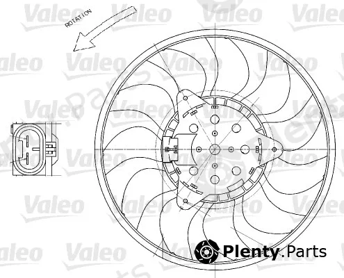Valeo 696029 — Fan, engine cooling