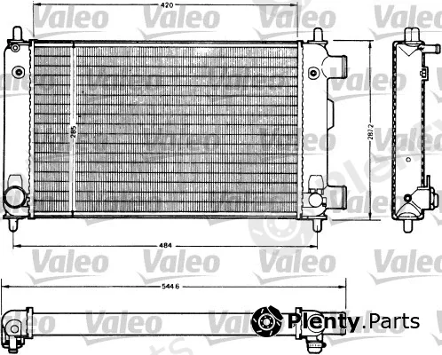 Valeo 883759 — Radiator, engine cooling