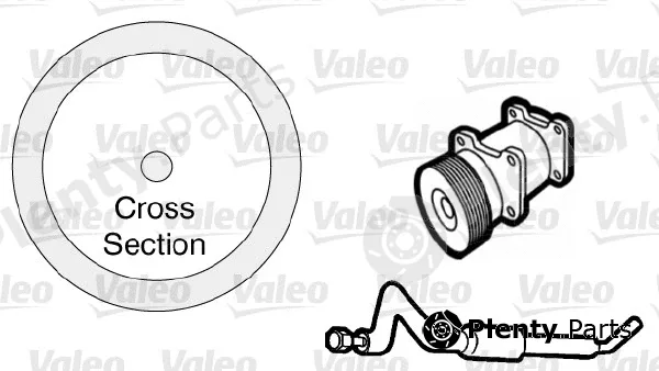 Valeo 509766 — Gasket, coolant pipe