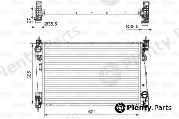 Valeo 701655 — Radiator, engine cooling