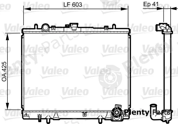 Valeo 735428 — Radiator, engine cooling