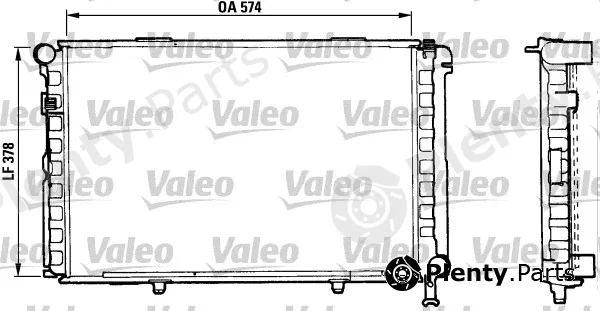 Valeo 883876 — Radiator, engine cooling