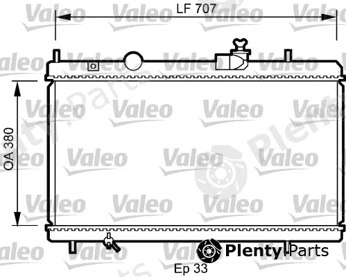 Valeo 735068 — Radiator, engine cooling