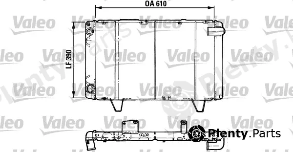 Valeo 730062 — Radiator, engine cooling