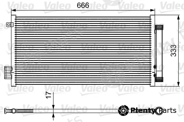 Valeo 814111 — Condenser, air conditioning