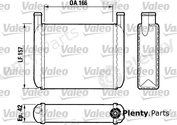 Valeo 883038 — Heat Exchanger, interior heating