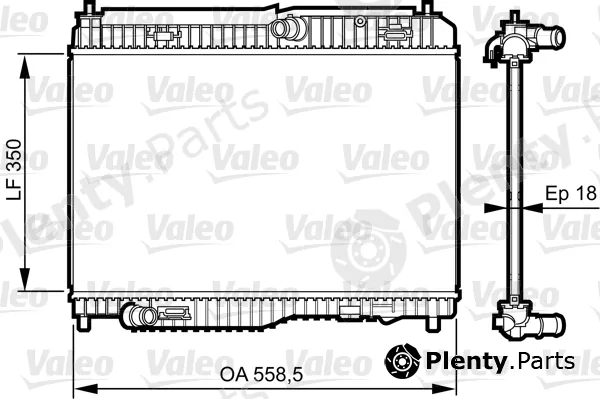 Valeo 735378 — Radiator, engine cooling