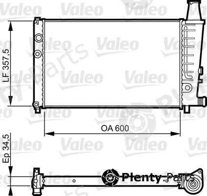 Valeo 730494 — Radiator, engine cooling