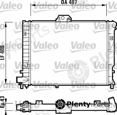 Valeo 732351 — Radiator, engine cooling