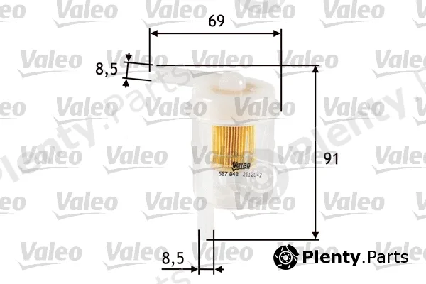 Valeo 587048 — Fuel Filter