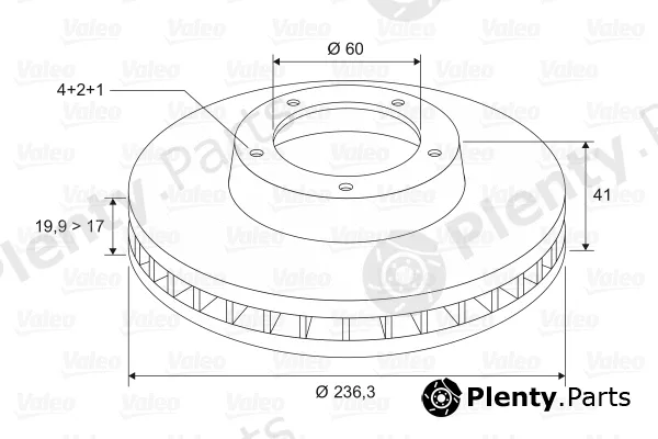 Valeo 186188 — Brake Disc