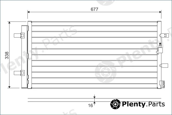 Valeo 814370 — Condenser, air conditioning