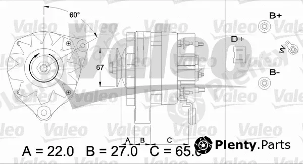 Valeo 436249 — Alternator VALEO RE-GEN REMANUFACTURED