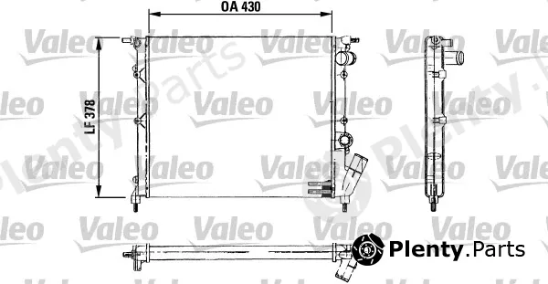 Valeo 730499 — Radiator, engine cooling