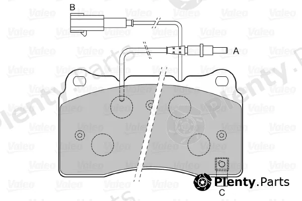 Valeo 598468 — Brake Pad Set, disc brake