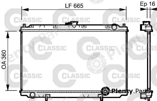 Valeo 232528 — Radiator, engine cooling