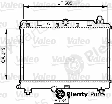 Valeo 731820 — Radiator, engine cooling