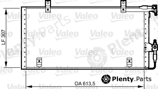 Valeo 814291 — Condenser, air conditioning
