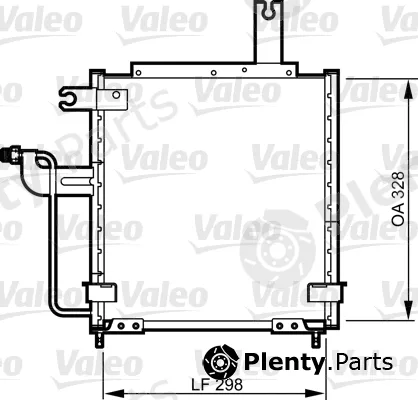 Valeo 814258 — Condenser, air conditioning