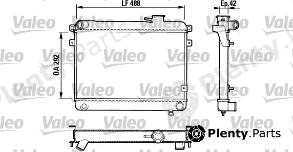 Valeo 883762 — Radiator, engine cooling
