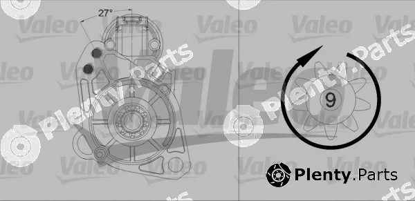 Valeo 458186 — Starter VALEO RE-GEN REMANUFACTURED