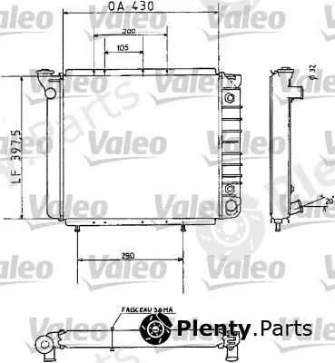 Valeo 810945 — Radiator, engine cooling